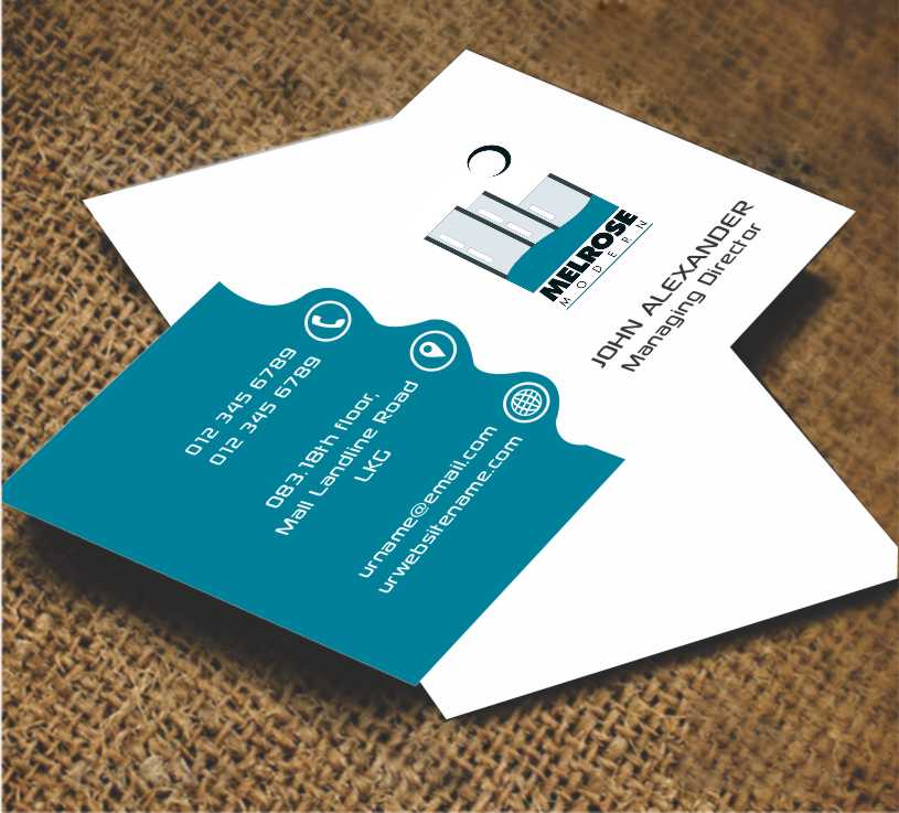 Diseño de Tarjeta de Presentación por AwsomeD para Melrose Modern | Diseño #4066574