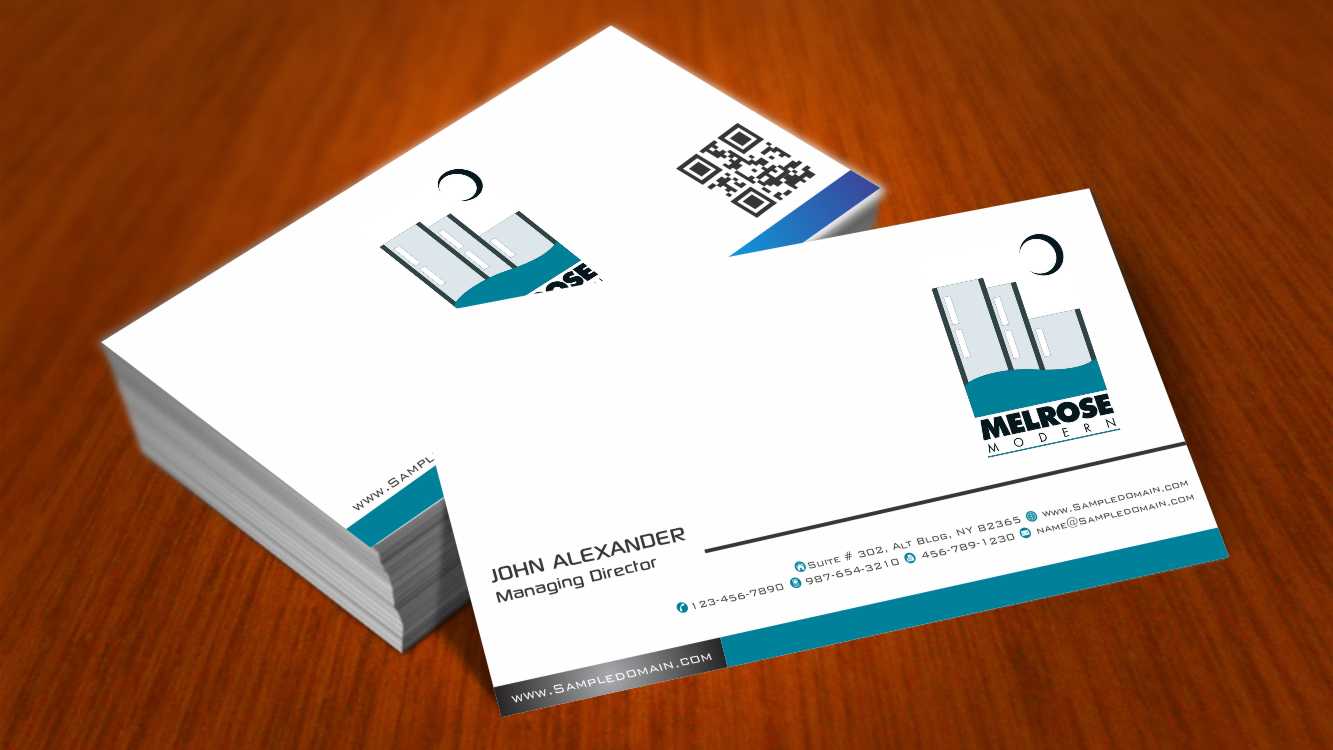 Business Card Design by AwsomeD for Melrose Modern | Design #4066575