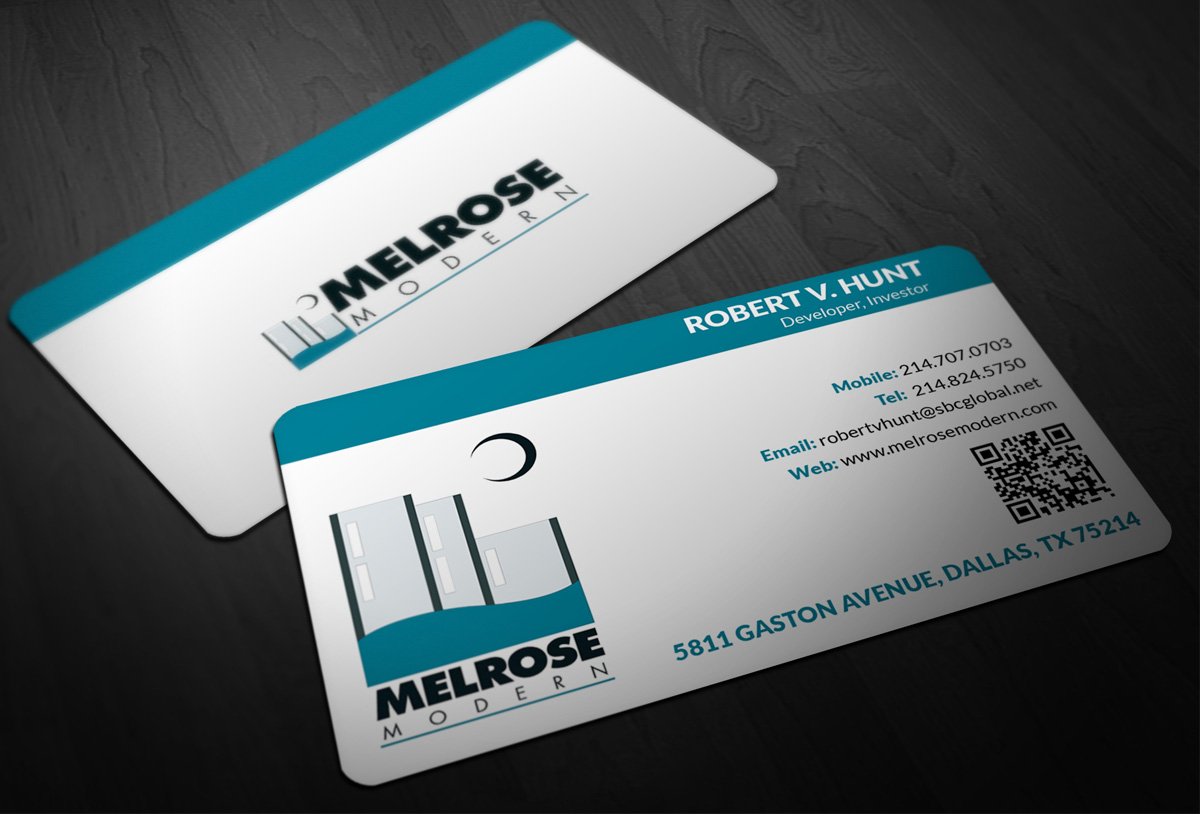 Design de Carte de Visite par Pointless Pixels India pour Melrose Modern | Design #4044146