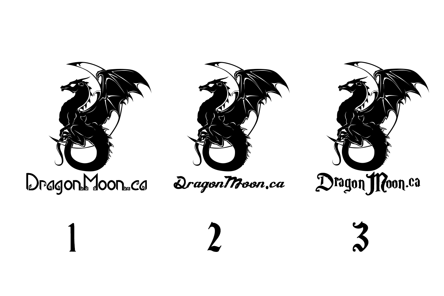 Logo Design by mckirbz for Dragon Moon Gifts | Design #4044350