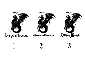 Logo Design by mckirbz for Dragon Moon Gifts | Design: #4044350