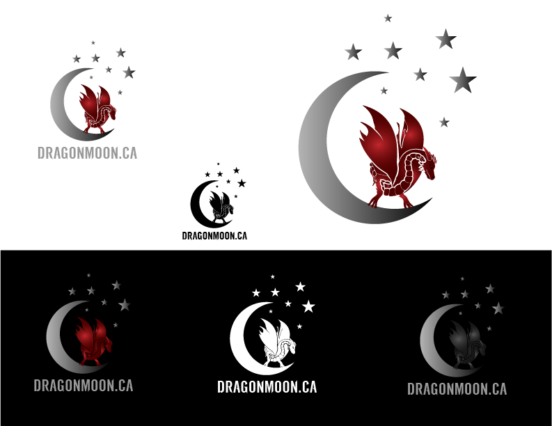 Logo Design by yasha for Dragon Moon Gifts | Design #4094104