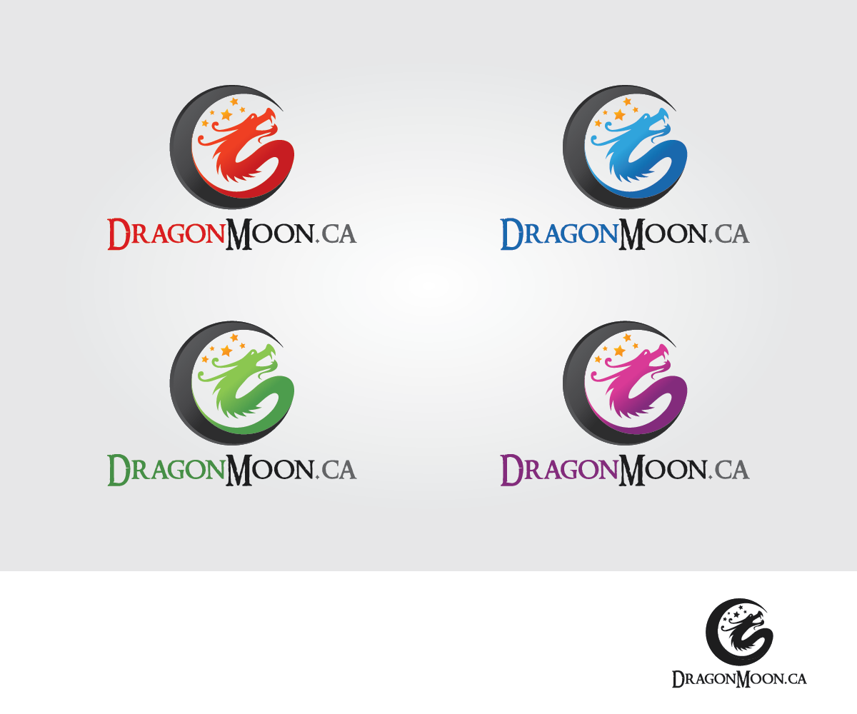 Logo Design by Lenin Joy for Dragon Moon Gifts | Design #4045172