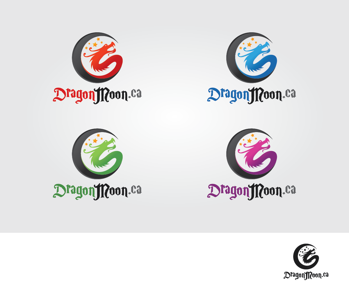 Logo Design by Lenin Joy for Dragon Moon Gifts | Design #4045174