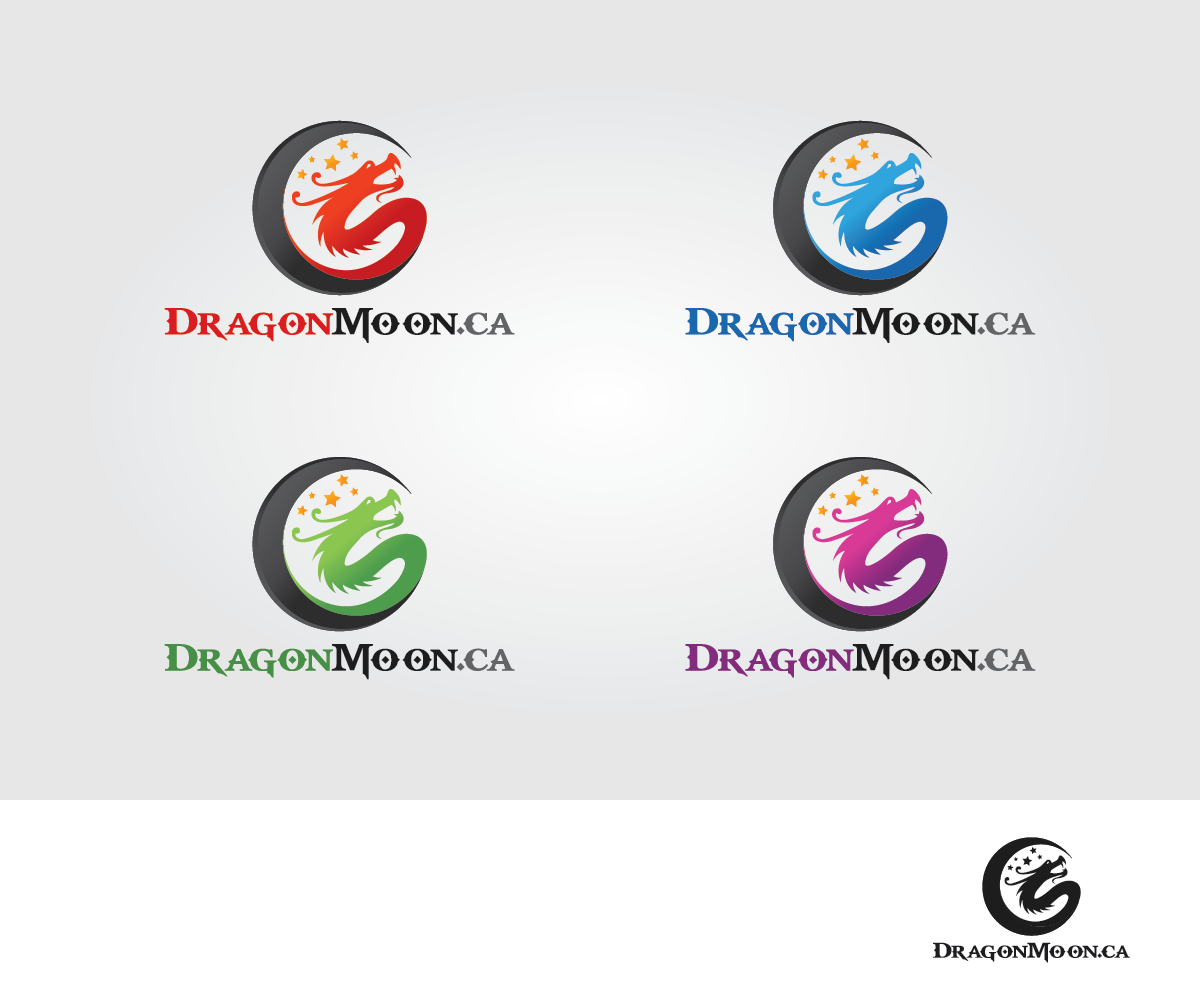 Logo Design by Lenin Joy for Dragon Moon Gifts | Design #4045175