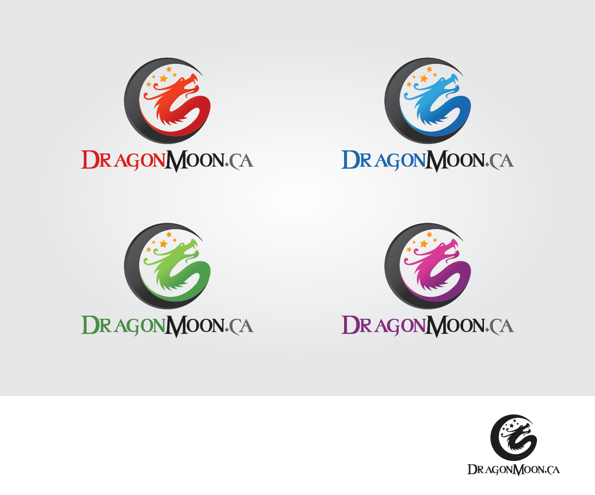 Logo Design by Lenin Joy for Dragon Moon Gifts | Design #4045176