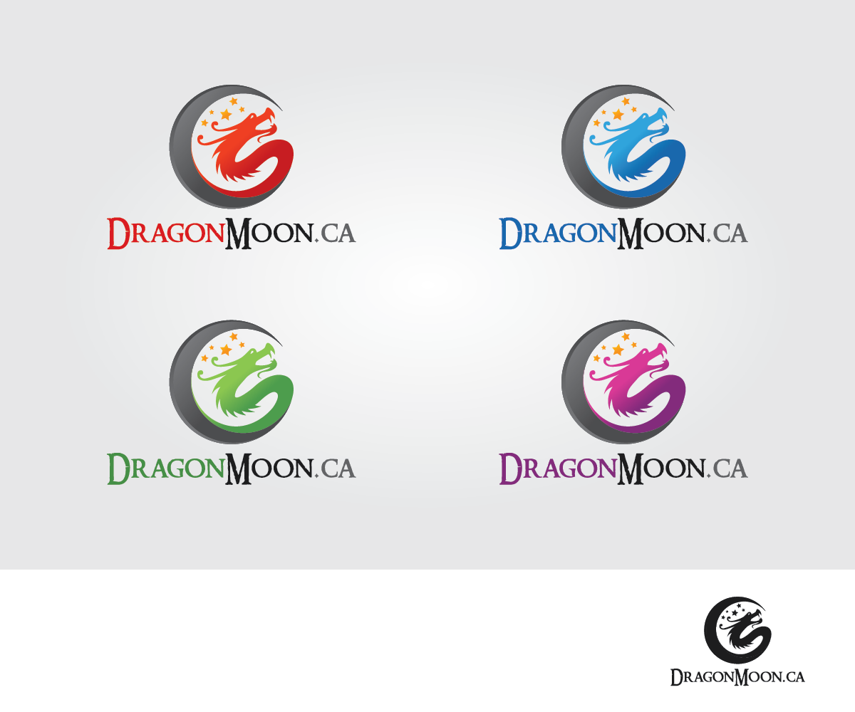 Logo Design by Lenin Joy for Dragon Moon Gifts | Design #4052579