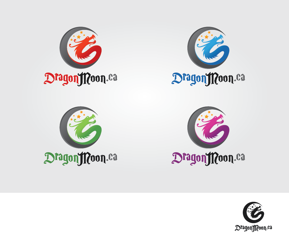 Logo Design by Lenin Joy for Dragon Moon Gifts | Design #4052583