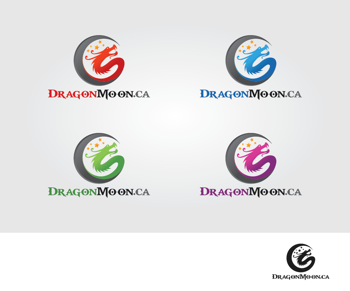 Logo Design by Lenin Joy for Dragon Moon Gifts | Design #4052585