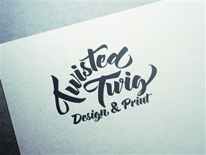 Logo Design by Kindman for Twisted Twig Design and Print | Design: #4109690
