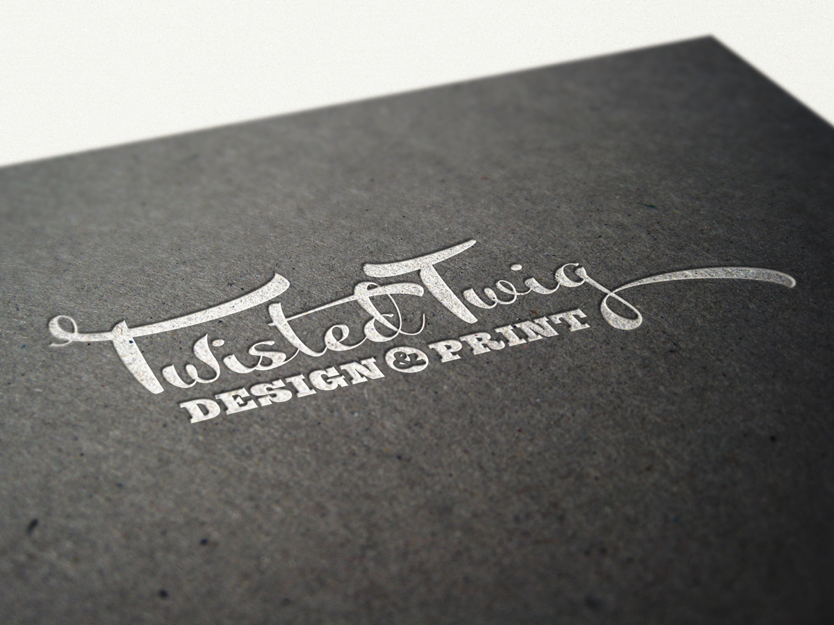 Logo Design by Kindman for Twisted Twig Design and Print | Design #4109691