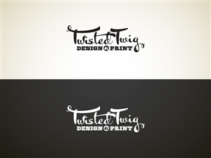 Logo Design by Kindman for Twisted Twig Design and Print | Design: #4216193