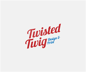 Logo Design by Martyn Aston for Twisted Twig Design and Print | Design #4094041