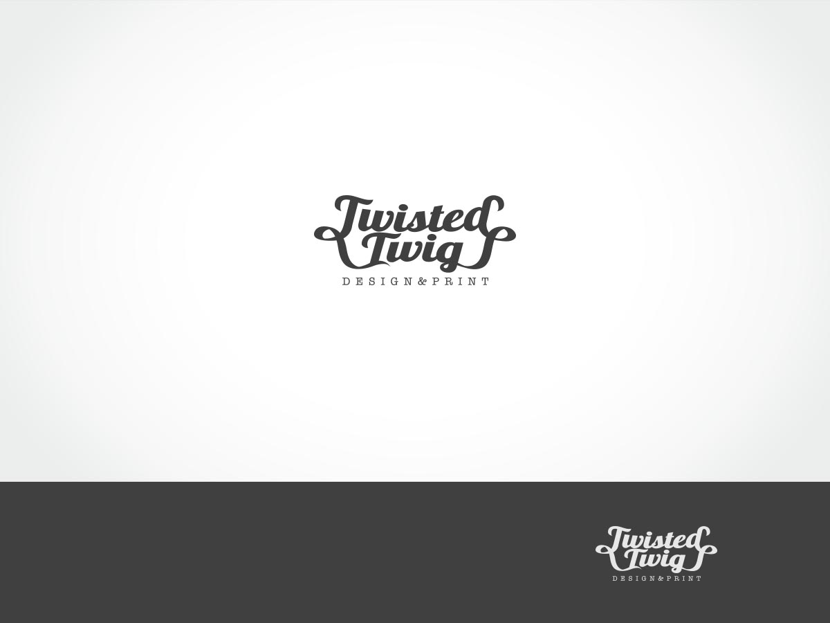 Logo Design by ArtTank for Twisted Twig Design and Print | Design #4066060