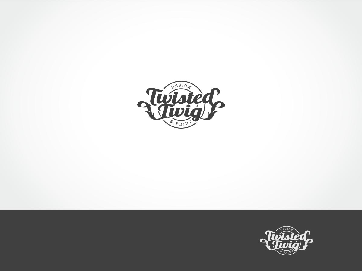 Logo Design by ArtTank for Twisted Twig Design and Print | Design #4090007