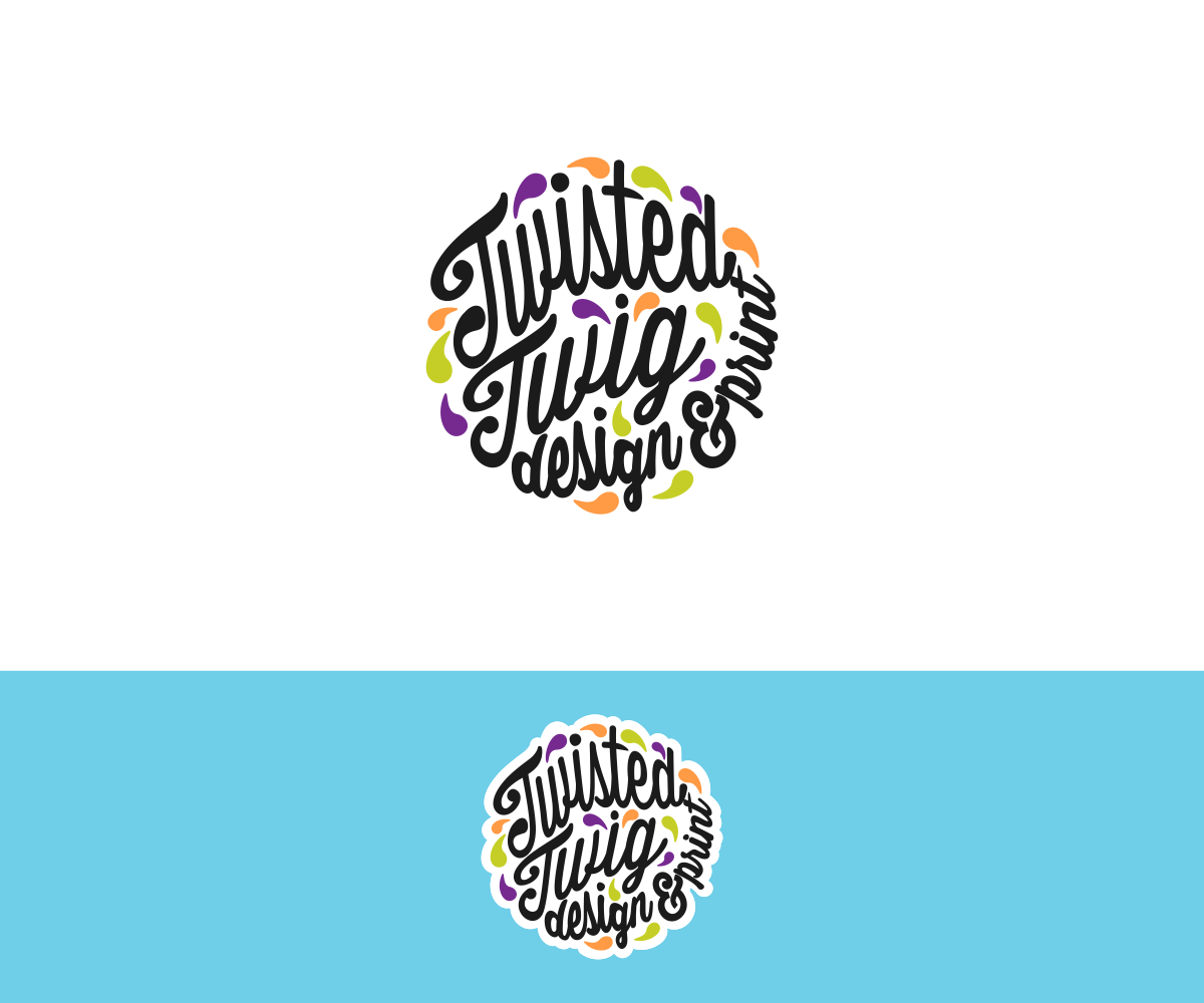 Logo Design by ghaghah for Twisted Twig Design and Print | Design #4056344