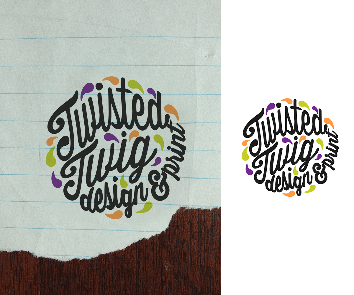 Logo Design by ghaghah for Twisted Twig Design and Print | Design #4056348