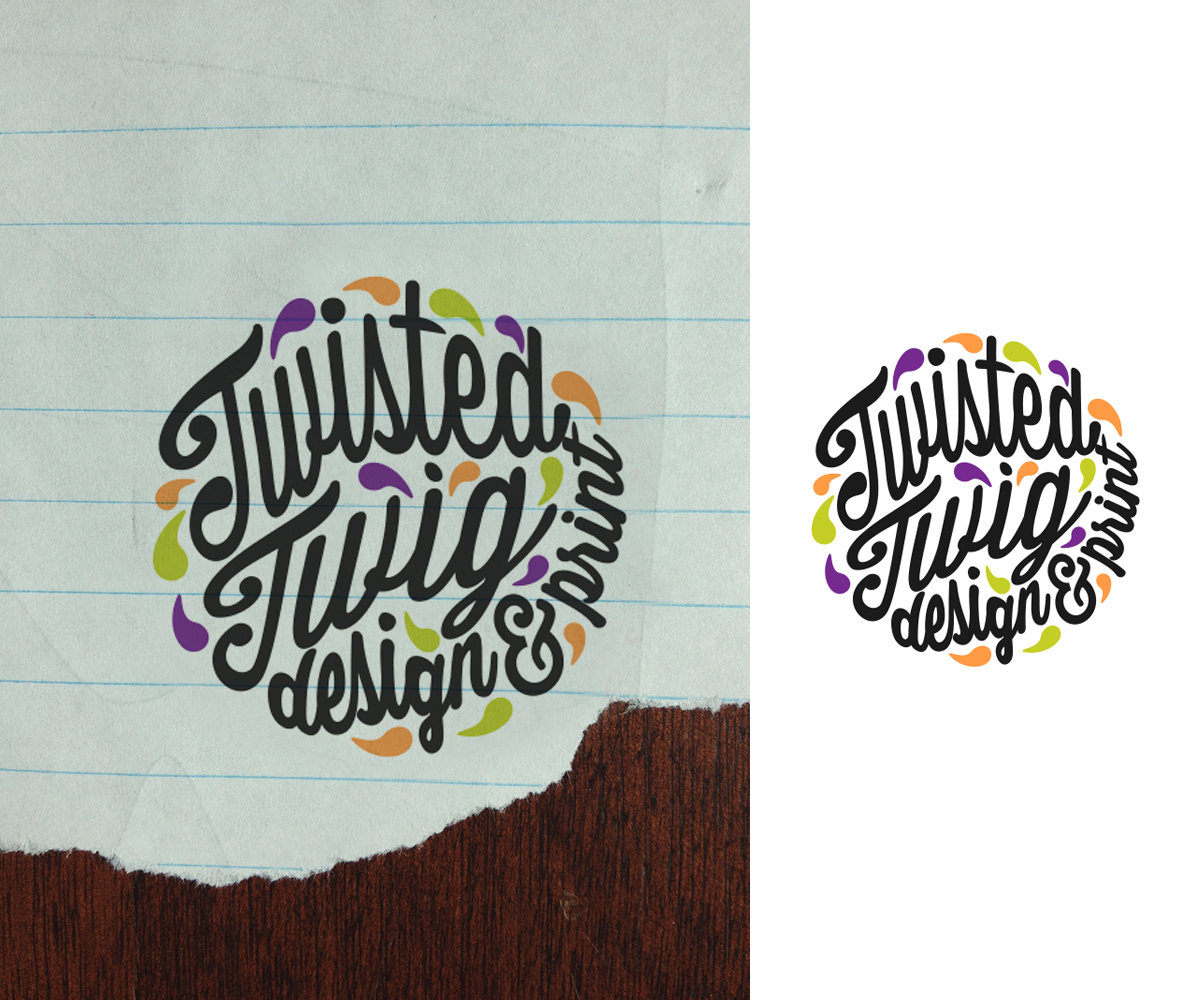 Logo Design by ghaghah for Twisted Twig Design and Print | Design #4056543