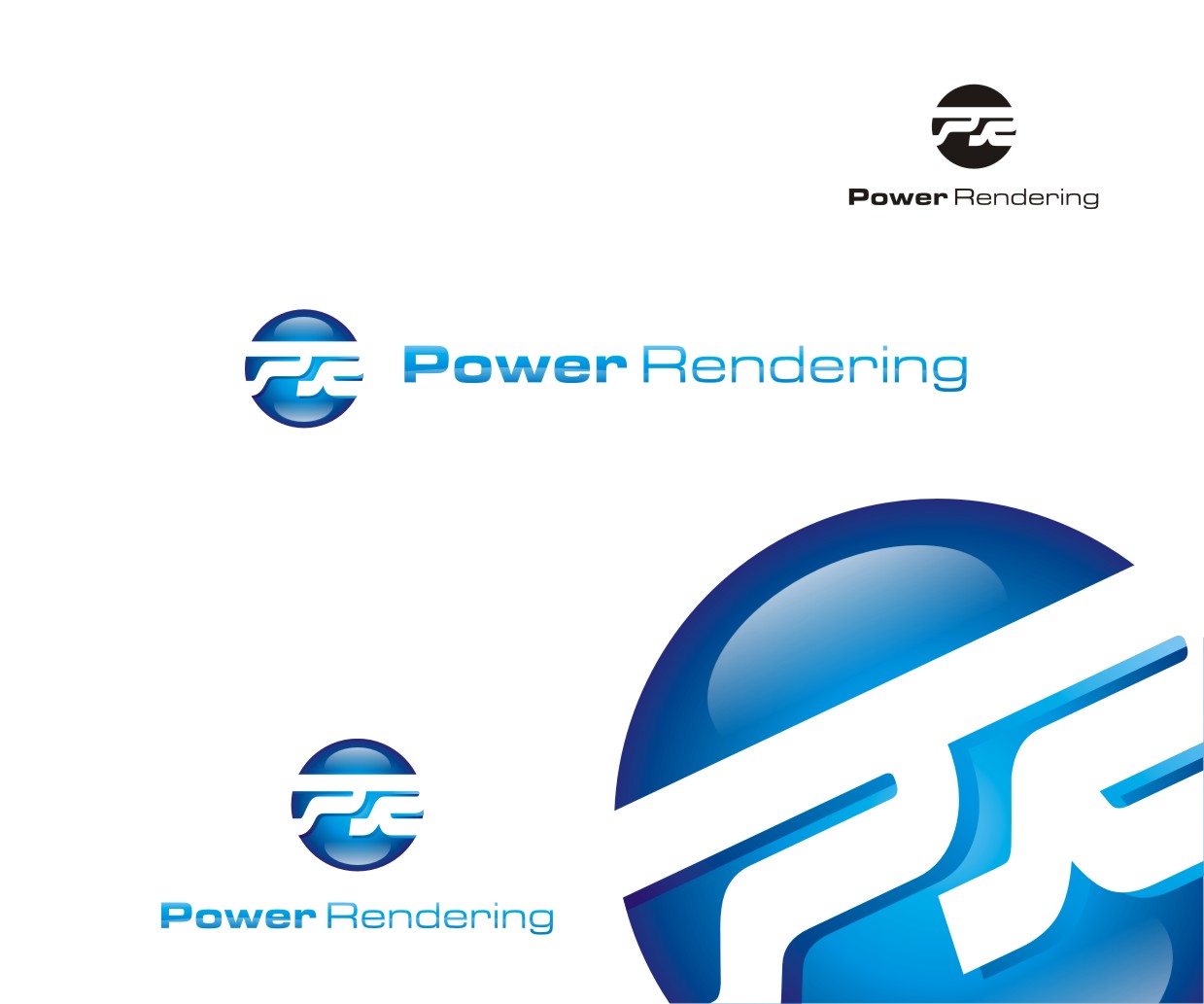 Logo Design by lrbalaji for Power Rendering | Design #1117162