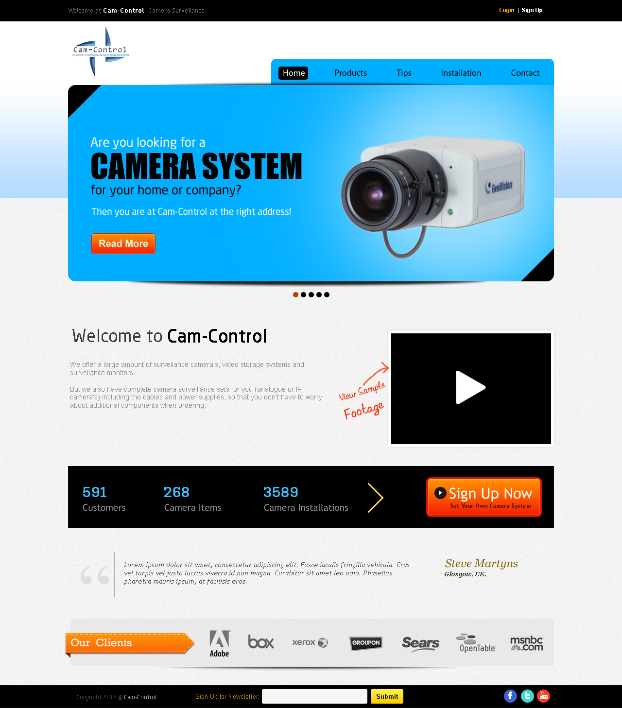 Web Design by stn50431 for Geert Verschueren | Design #1163211