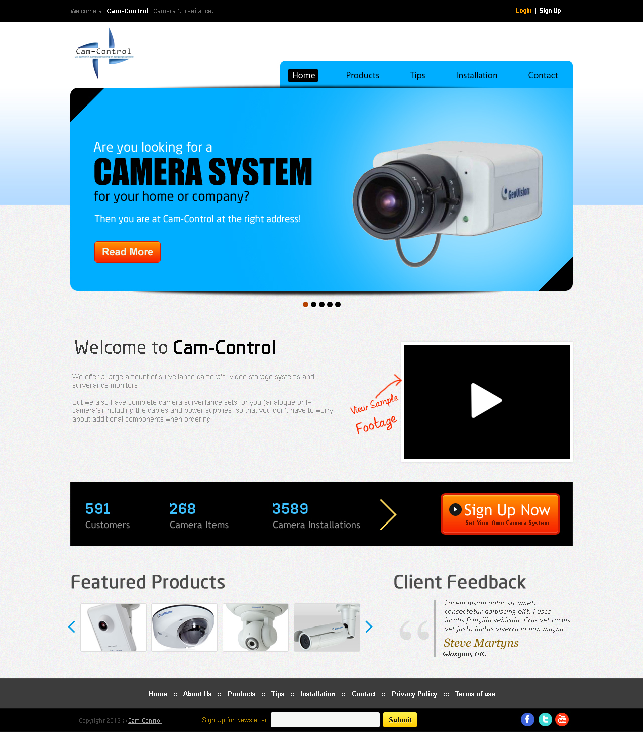 Web Design by stn50431 for Geert Verschueren | Design #1163212