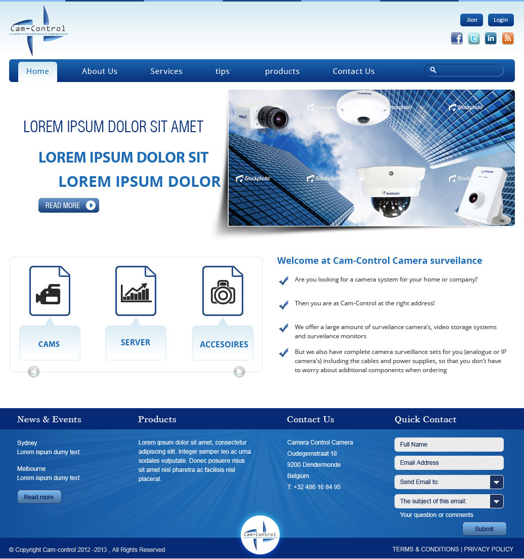 Web Design by Creative Usha for Geert Verschueren | Design #1190798