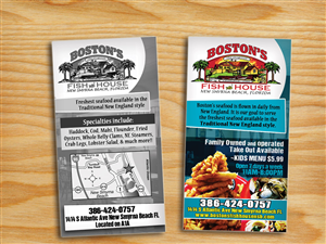 Boston's Fish House | Design de Carte par alessandroevge