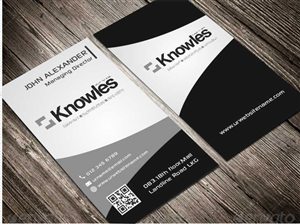 Business Card Design by AwsomeD for Knowles and Associates Limited | Design: #4066421