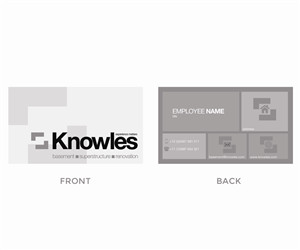 Diseño de Tarjeta de Presentación por jroa para Knowles and Associates Limited | Diseño #4044529