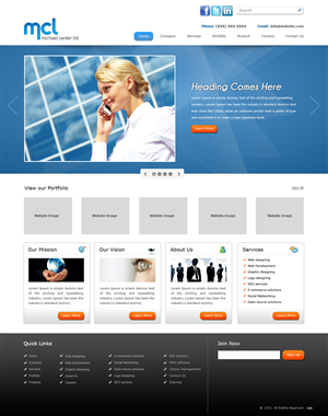 Web Design by pb for this project | Design: #1117419
