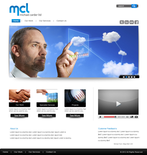 Web Design by Naavyd for this project | Design: #1119996