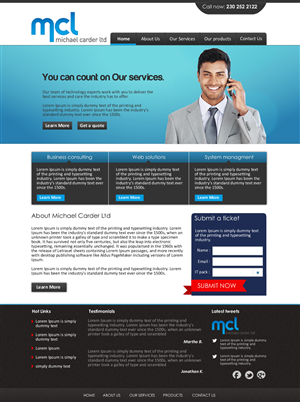 Web Design by VangelTzo for this project | Design: #1113353