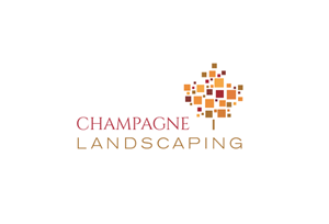 Champagne Landscaping | Logo Design by HOPE