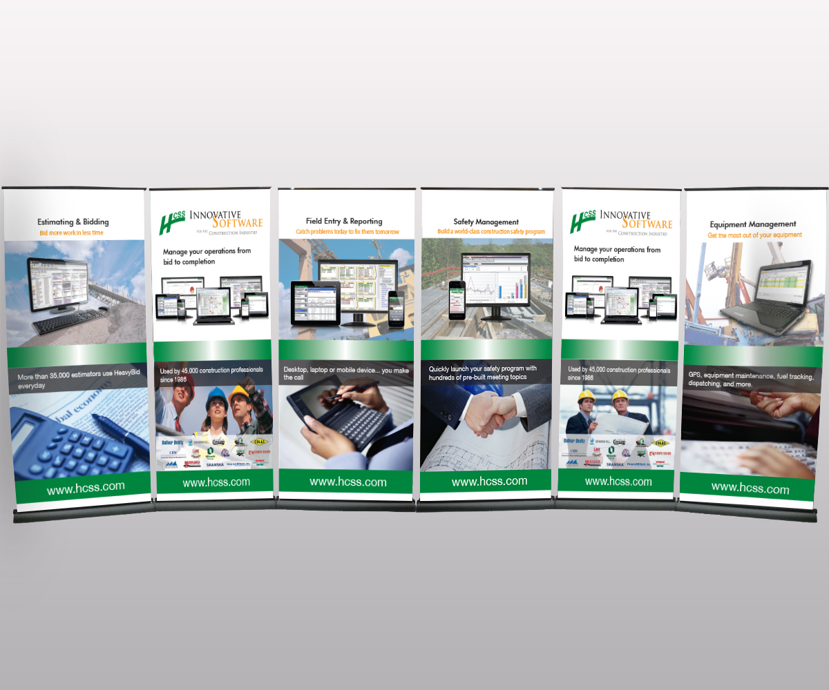 Trade Show Booth Design by artculturz_sd for HCSS | Design #4117736