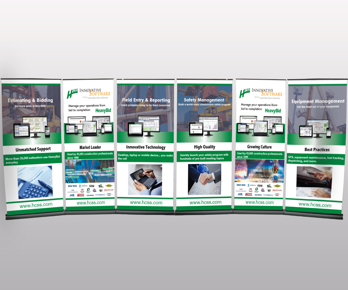 Trade Show Booth Design by artculturz_sd for HCSS | Design #4125874