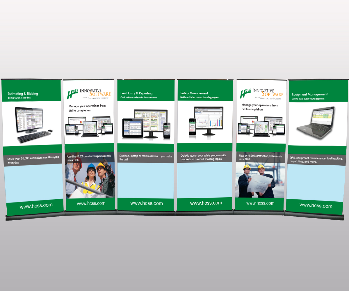 Trade Show Booth Design by artculturz_sd for HCSS | Design #4138658