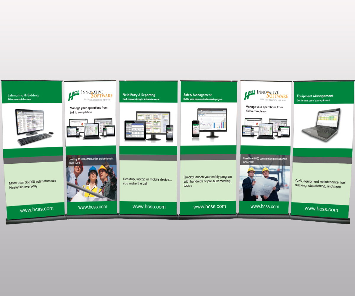 Trade Show Booth Design by artculturz_sd for HCSS | Design #4138674