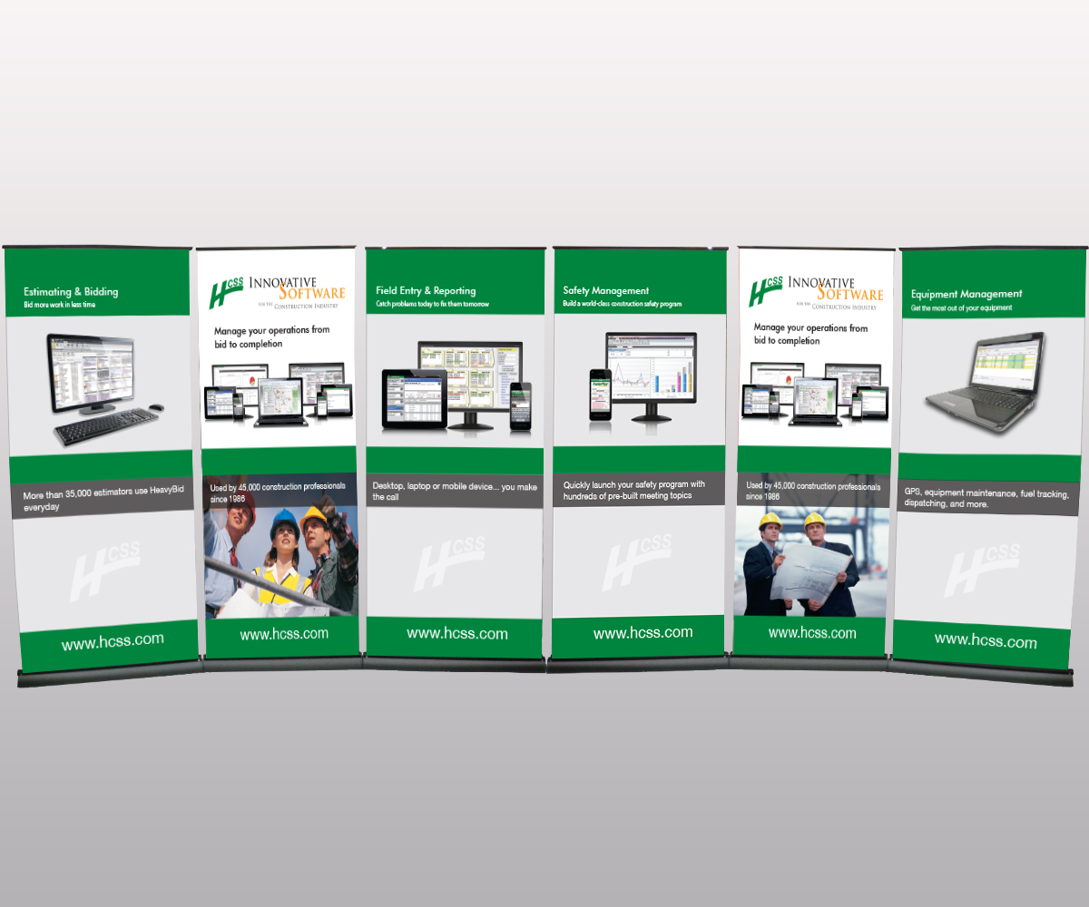 Trade Show Booth Design by artculturz_sd for HCSS | Design #4138681