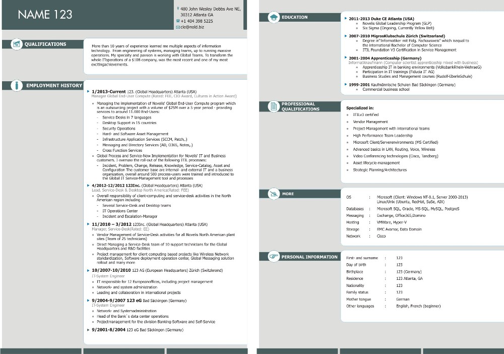 Resume Design by yadavsushil for this project | Design #4107729