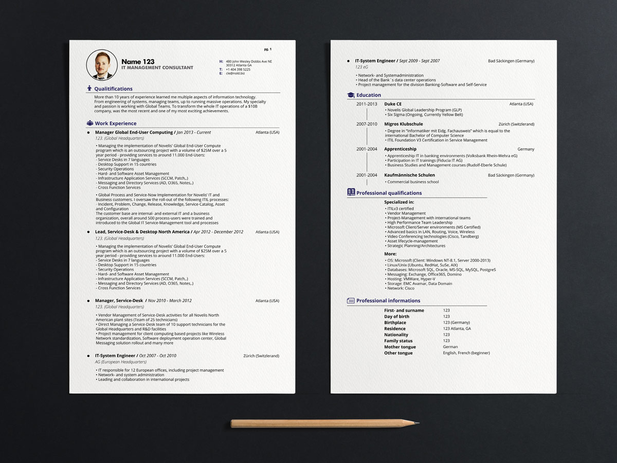 Resume Design by webytes for this project | Design #4094480