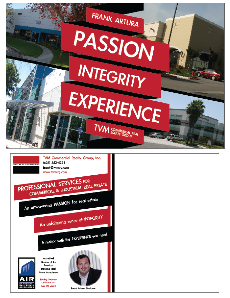 Postkarten-Design von gjones für TVM Commercial Realty Group, Inc. | Design #4051859