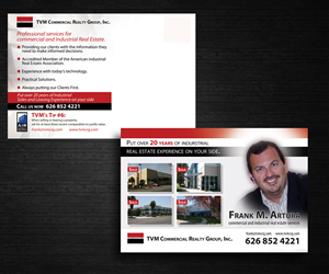 Postkarten-Design von uk für TVM Commercial Realty Group, Inc. | Design #4065365