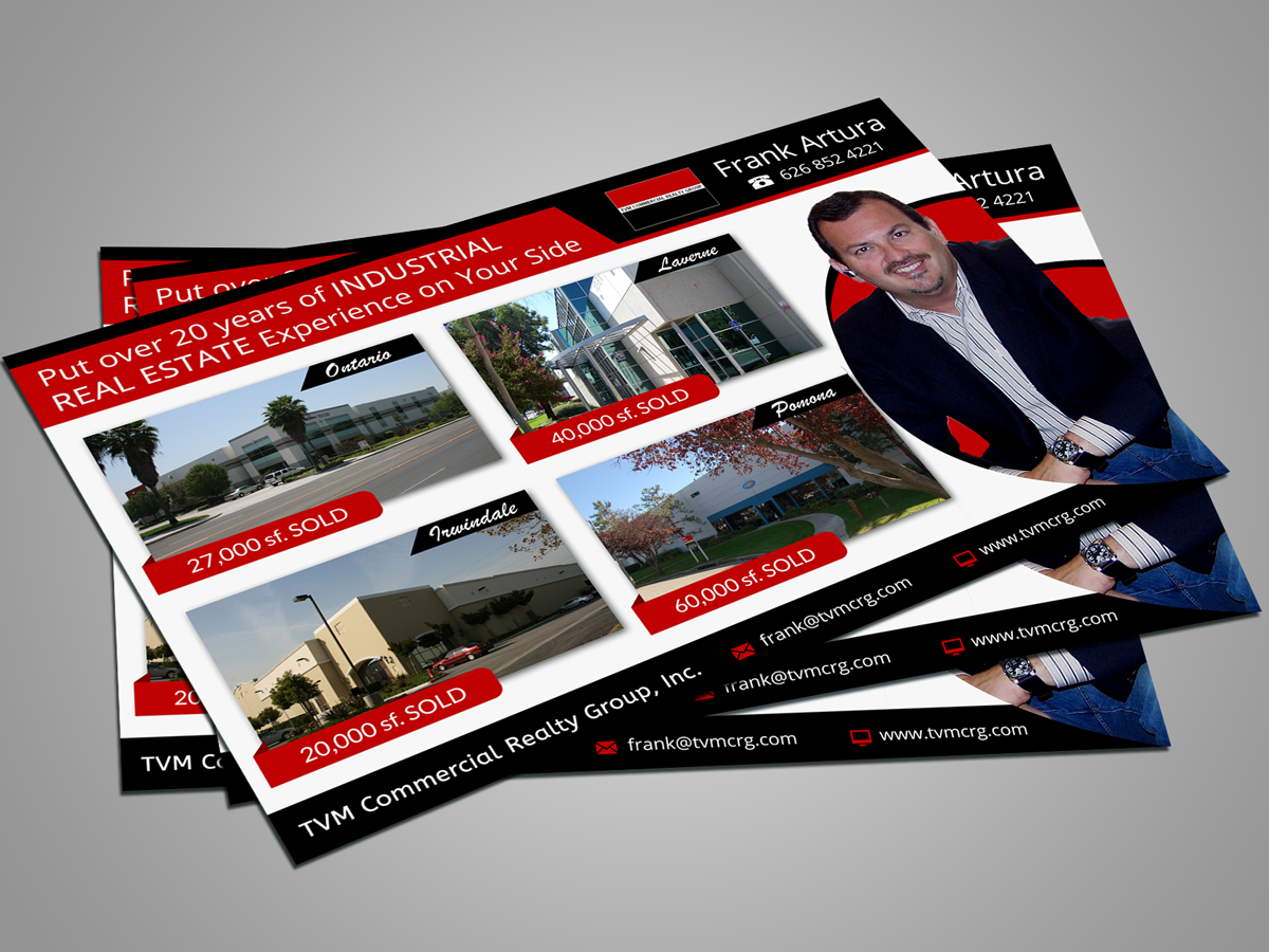 Postcard Design by CinqSnipe for TVM Commercial Realty Group, Inc. | Design: #4080351