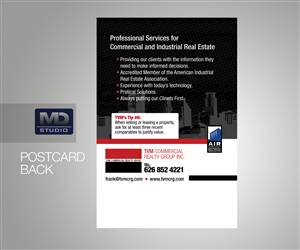 Postcard Design by mdstudioja for TVM Commercial Realty Group, Inc. | Design: #4074327