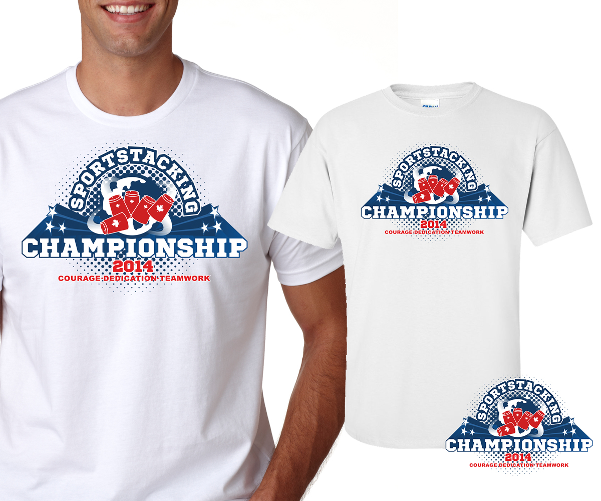 T-shirt Design by Tbobby979 for Sport Stacking Canada | Design #4178414