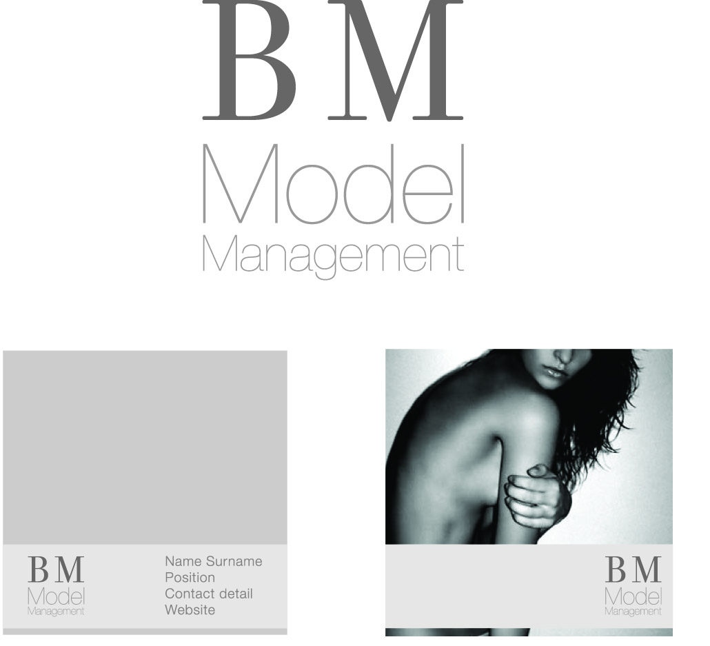 Visitenkarten-Design von Garlic Creative Creative für BM Model Management | Design #3939