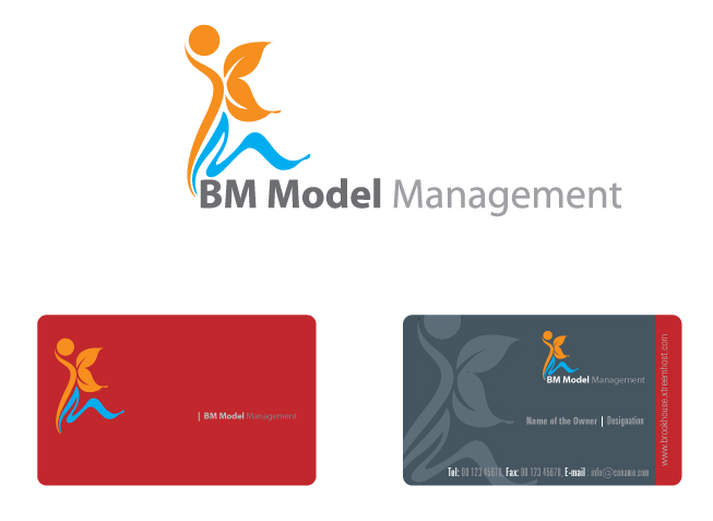 Design de Carte de Visite par Khaleelullah Chemnad pour BM Model Management | Design : #3873