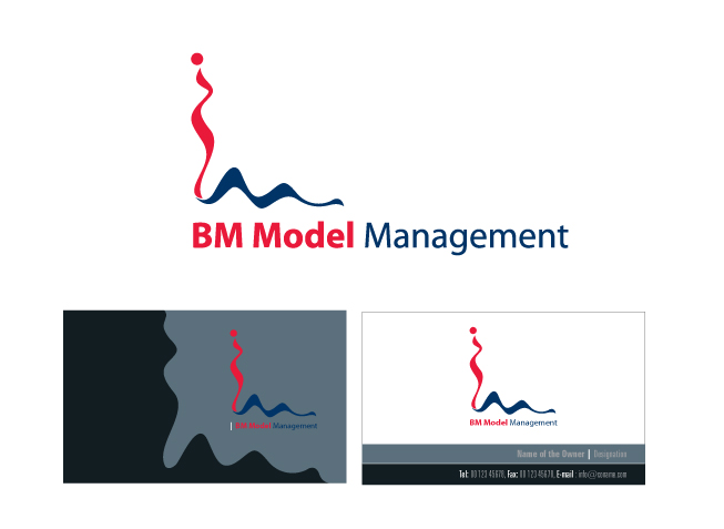 Business Card Design by Khaleelullah Chemnad for BM Model Management | Design #3876