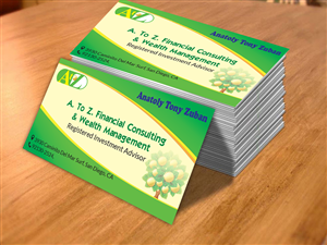 Business Card Design by cn graphic for A. To Z. Financial Consulting and Wealth Management | Design: #4061433