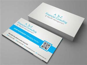 Business Card Design by AwsomeD for A. To Z. Financial Consulting and Wealth Management | Design: #4066861
